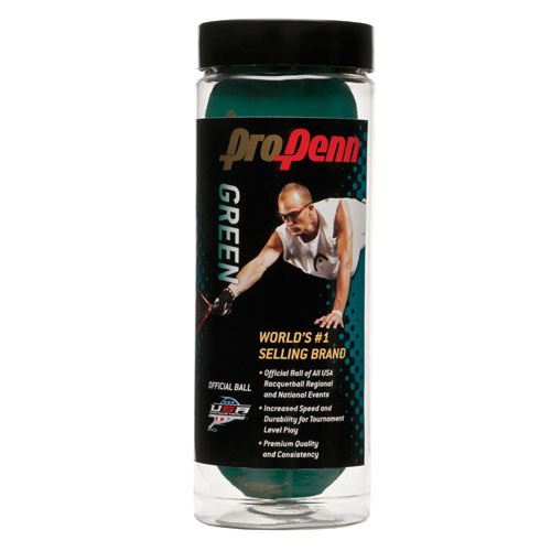 Penn® Pro Penn Green Racquetballs