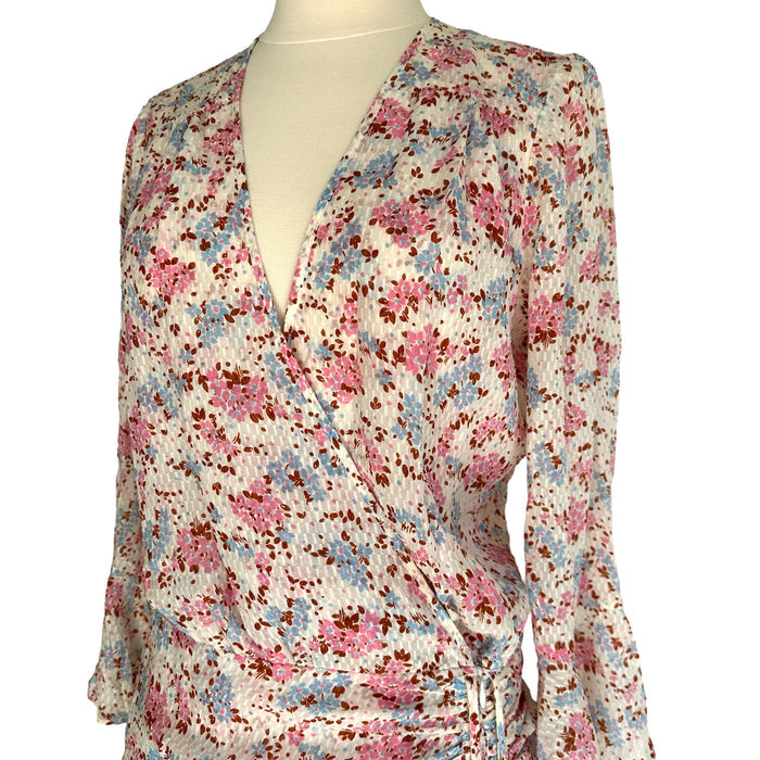 Pink Floral Dress - M