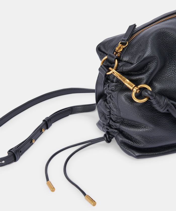 PRESTON SHOULDER/CROSSBODY BLACK LEATHER