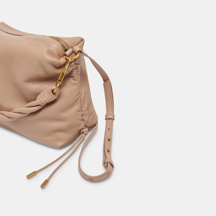 PRESTON SHOULDER/CROSSBODY CAFE SOFT PEBBLE LEATHER