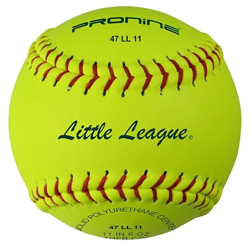 Pronine LL 12 SB Little League 12" Leather Fastpitch Softball — ASA/USA