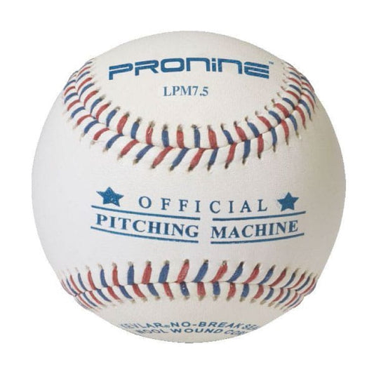 Pronine LPM7.5 Pitching Machine Ball 7.5" Leather — Practice/Training