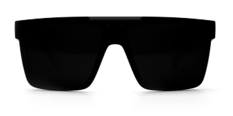 Heat Wave Quatro ANSI Z87 safety sunglasses with polarized Ultra Black lens, alternate product view