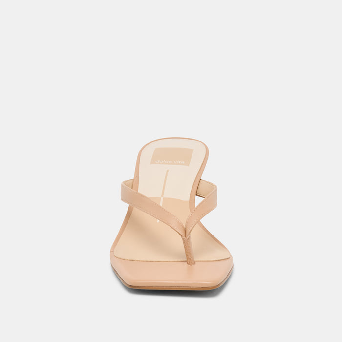 RAMIA HEELS CAFE LEATHER