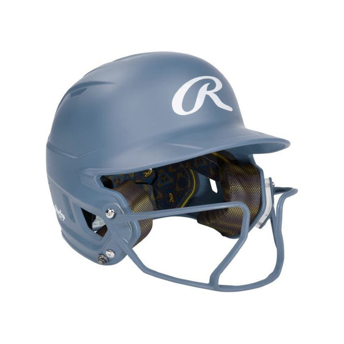 Rawlings Mach Hi-Viz 1-Tone Matte Helmet w/ Mask — Protective Gear