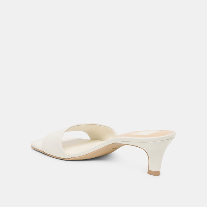 REXA HEELS TRUE WHITE LEATHER
