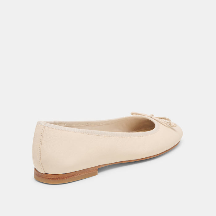 RITLA BALLET FLATS BONE LEATHER