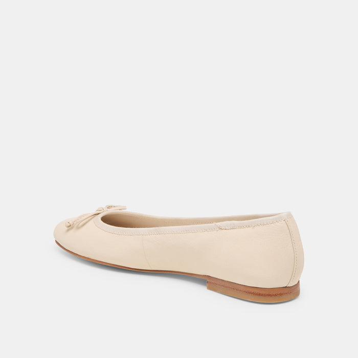 RITLA BALLET FLATS BONE LEATHER