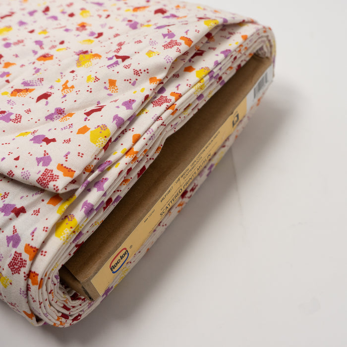 Roc-lon 100% Cotton, 108" Wide, Quilt Backing, Scattered Dots, Cut by Yard