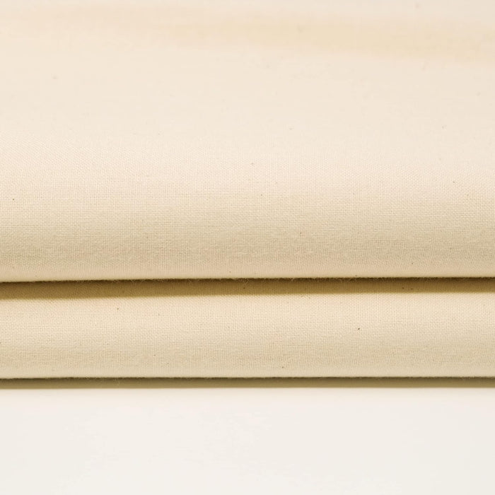 Roc-lon 44/45" Wide 100% Cotton Unbleached Perm Press, Cut by Yard, Off-White
