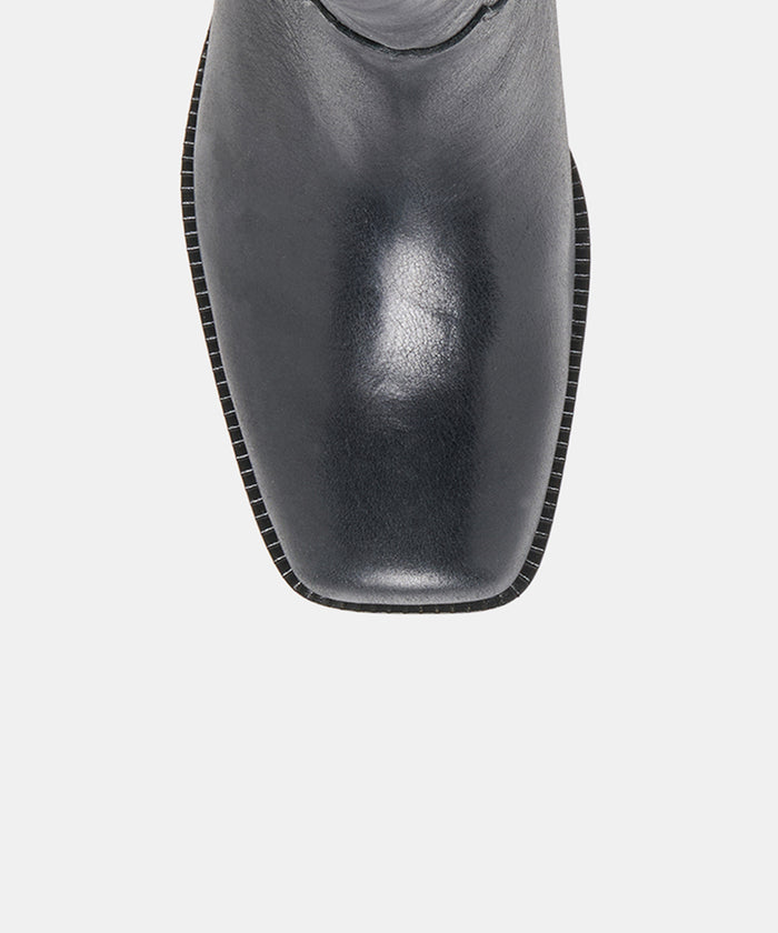 ROMIE BOOTS BLACK LEATHER