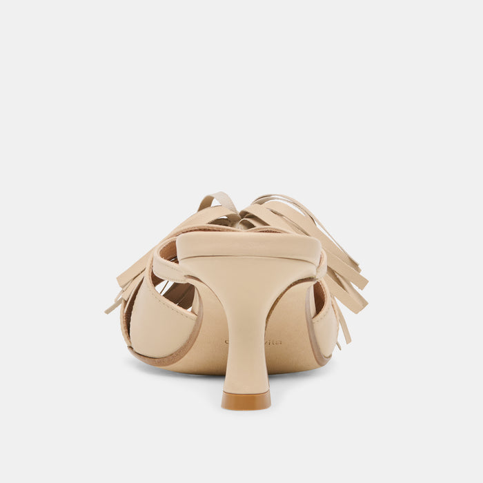 ROSALY HEELS SAND LEATHER