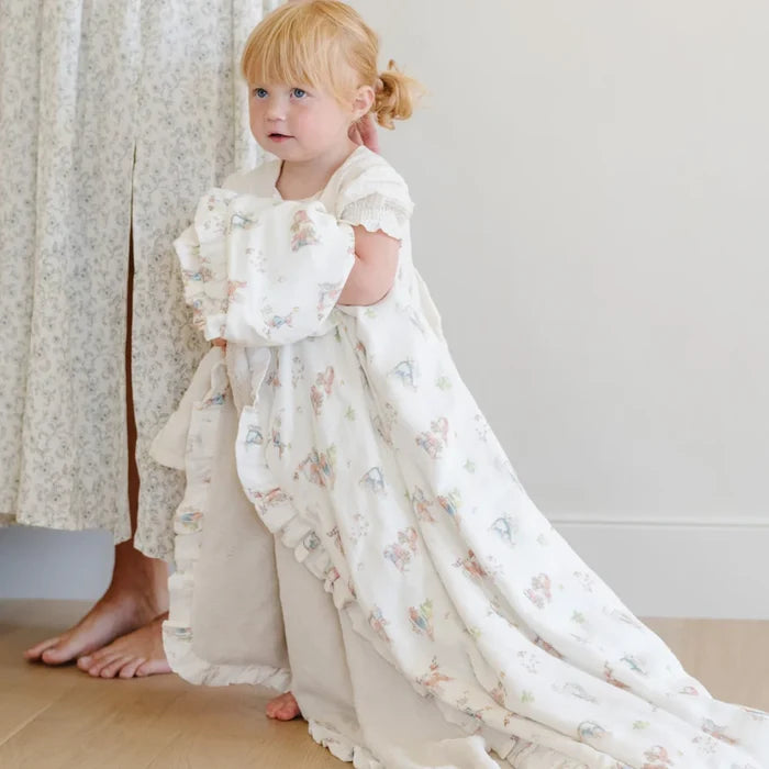 Saranoni | Peter Rabbit | Bamboo Rayon Muslin/Lush Blankets