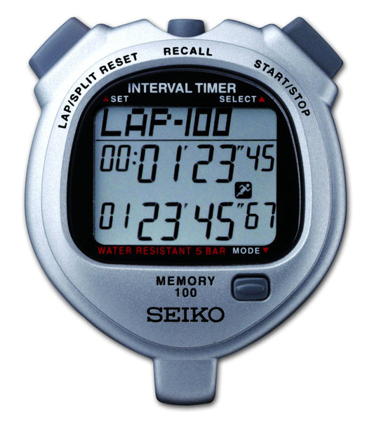Seiko S057 – 100-Lap Memory Dual Timer for Interval Training — Timing & Stopwatches
