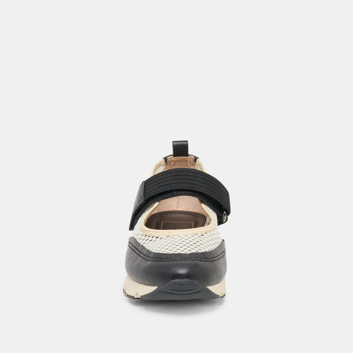 SELINE SNEAKERS WHITE BLACK MESH
