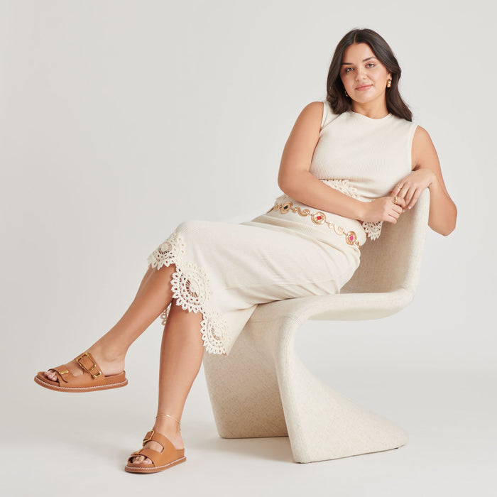 SEVANA SANDALS SADDLE LEATHER