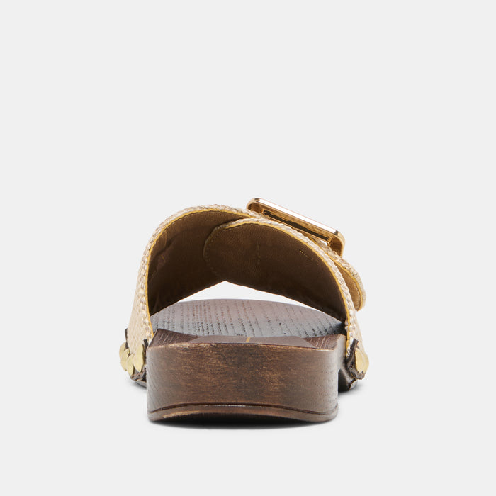 SHERY SANDALS NATURAL RAFFIA