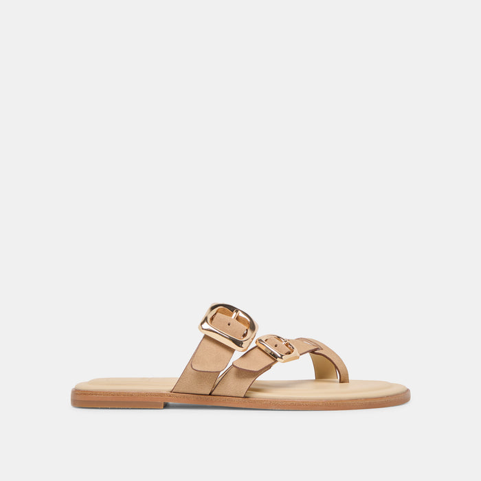 Shore Camel Suede Sandals | Dolce Vita