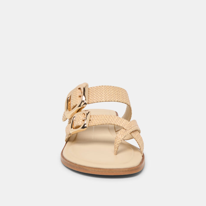 SHORE SANDALS SAND RAFFIA