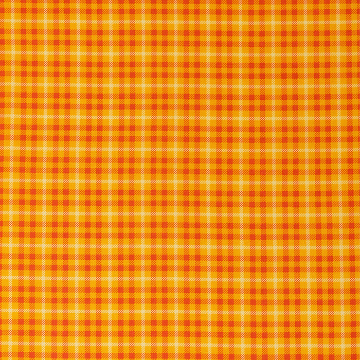 SINGER®  Fabric, 100% Cotton, 44 Inch Wide, Orange Tonal Plaid, Cut by the Yard