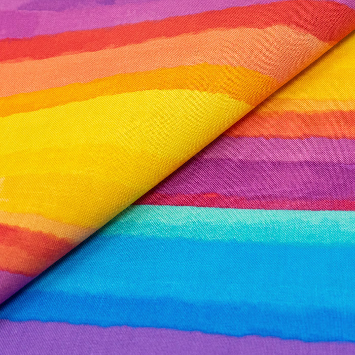 SINGER®  Fabric,  100% Cotton, 44 Inch Wide, Rainbow Blender, Cut by the Yard