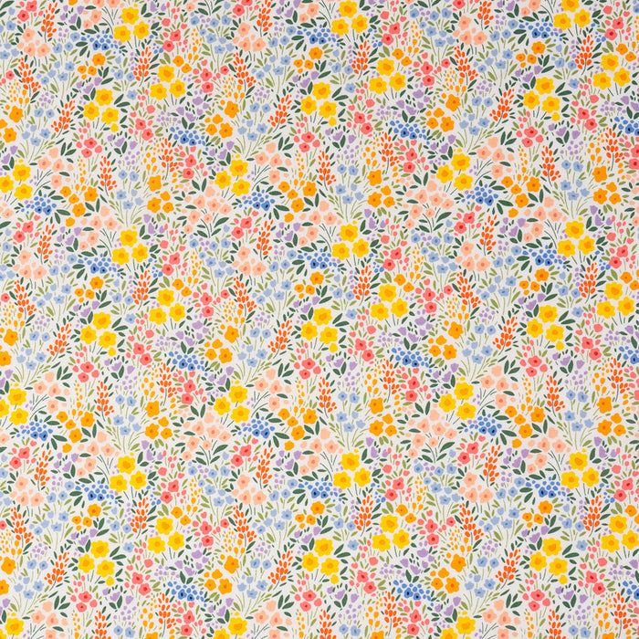 SINGER® Fabric, 100% Cotton, Spring Gnome Floral, Cut by the Yard