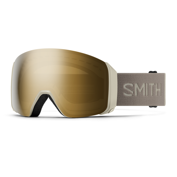 Smith 4D MAG XL - Chalk + ChromaPop™ Sun Black Gold Mirror Lens