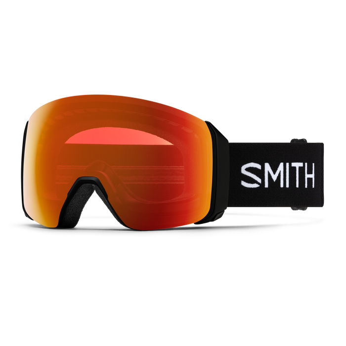 Smith 4D MAG XL - Black + ChromaPop™ Everyday Red Mirror Lens