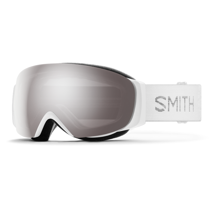Smith I/O MAG S - White Chunky Knit | ChromaPop Sun Platinum Mirror