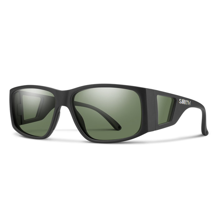 Smith Monroe Peak - Matte Black | ChromaPop Polarized Gray Green