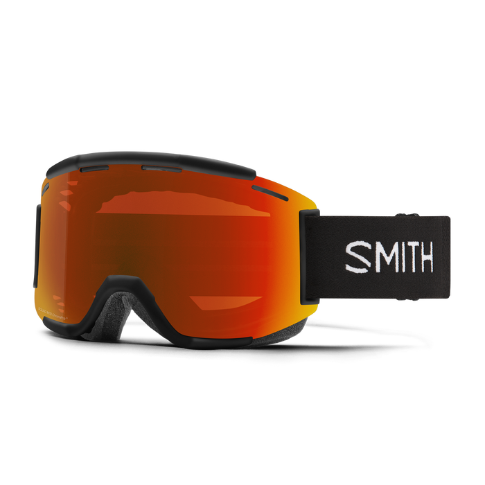 Smith Squad MTB - Black | ChromaPop Everyday Red Mirror