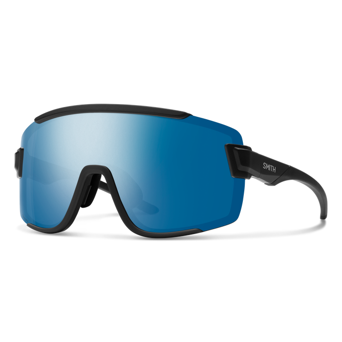 Smith Wildcat - Series '65 - Matte Black | ChromaPop Polarized Blue Mirror