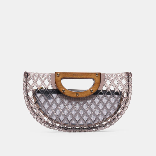 Solandra Smoke Jelly Clutch | Dolce Vita
