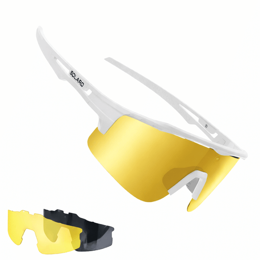 Solaro Shades White Gold — Baseball
