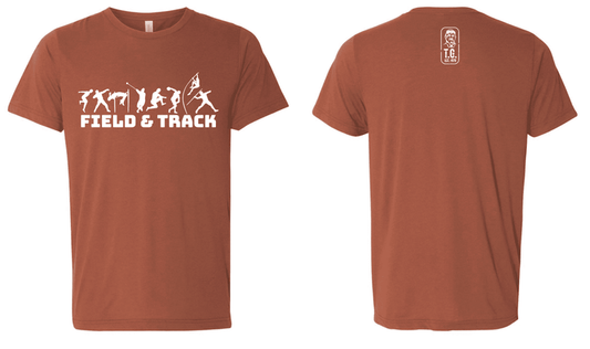 ST1 Sports Bella + Canvas Field & Track - Track Guy Foundation — T-Shirts