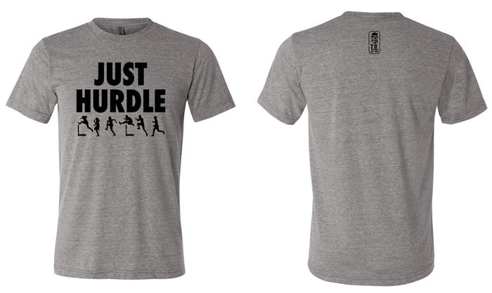 ST1 Sports Bella + Canvas Just Hurdle - Track Guy Foundation — T-Shirts