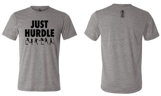 ST1 Sports Bella + Canvas Just Hurdle - Track Guy Foundation — T-Shirts