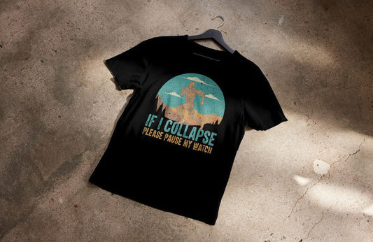 ST1 Sports Bella + Canvas Pause My Watch Tee — T-Shirts