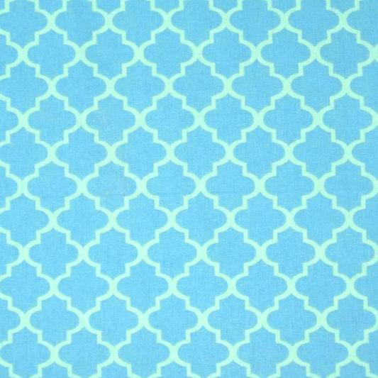Stitch & Sparkle 100% Cotton, 44" Wide, DIY Project Quilt and Craft Fabric for Sewing, Cut by the Yard, Blue and Green