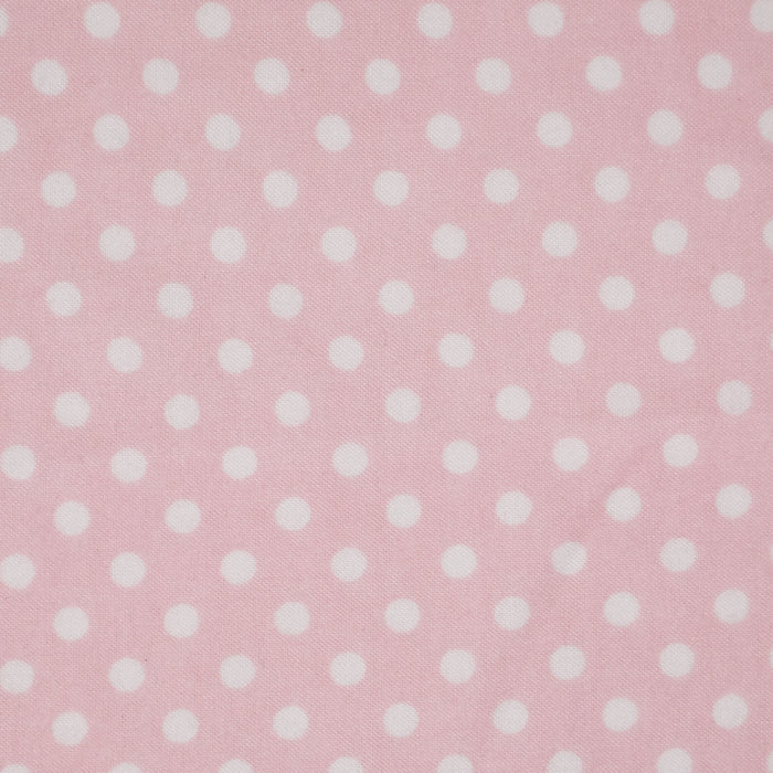 Stitch & Sparkle Bamboo Rayon Fabric Cotton 42/44 Width, by the Yard, Polkadot||color:Pink