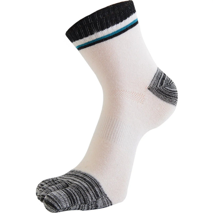 Stripes Black Sports Toe Socks Gift Box Pantsnsox