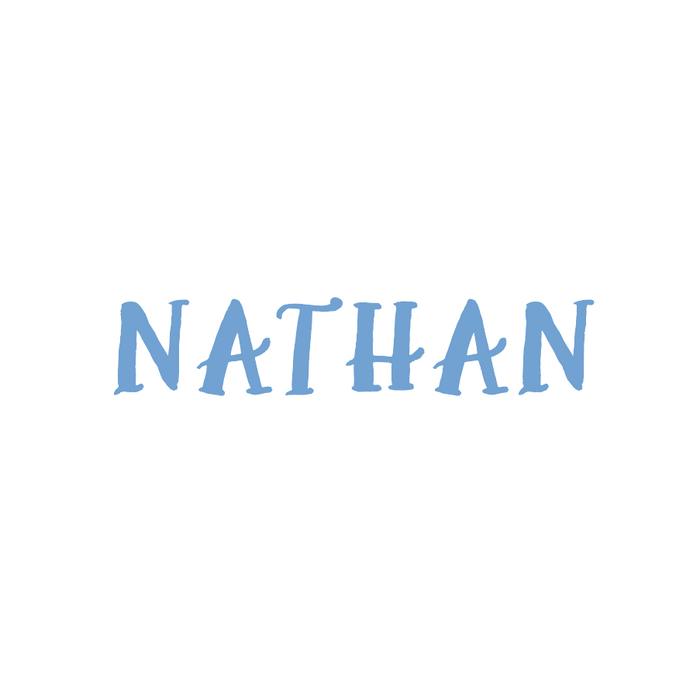 Sugar + Maple Personalized Towel | Centered Name