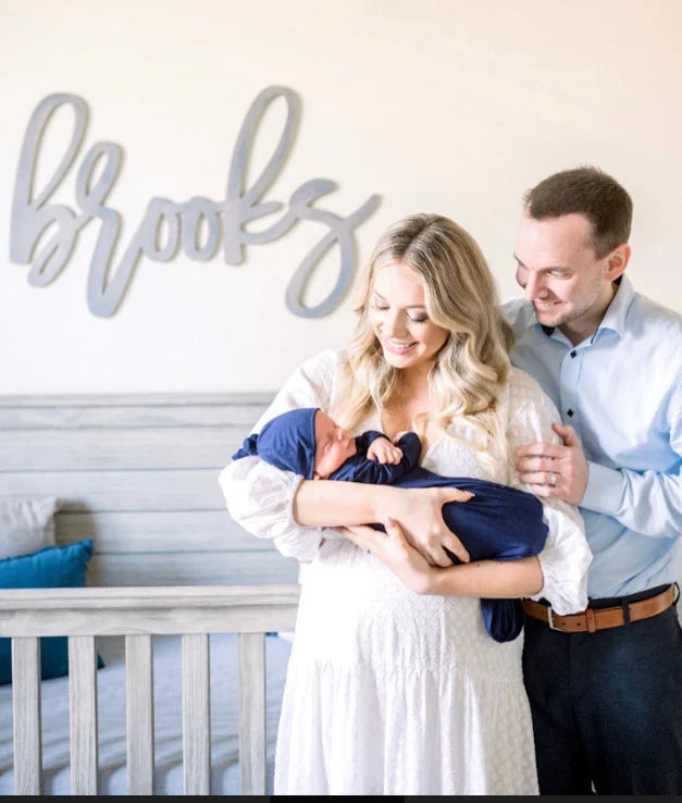 Sugar + Maple | Script Wood Name Sign
