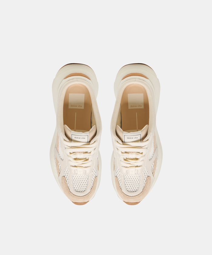 SWAYZY SNEAKERS IVORY MULTI SUEDE