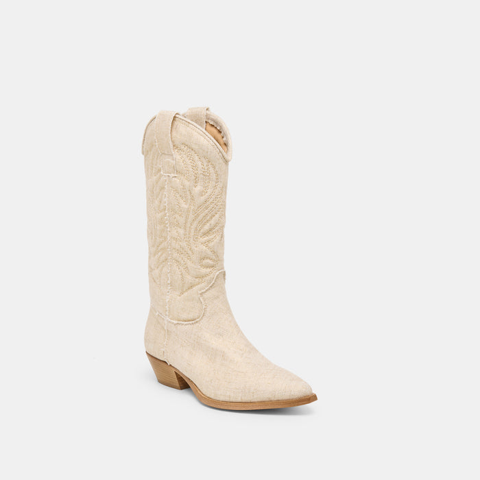 TANNER BOOTS BONE FABRIC