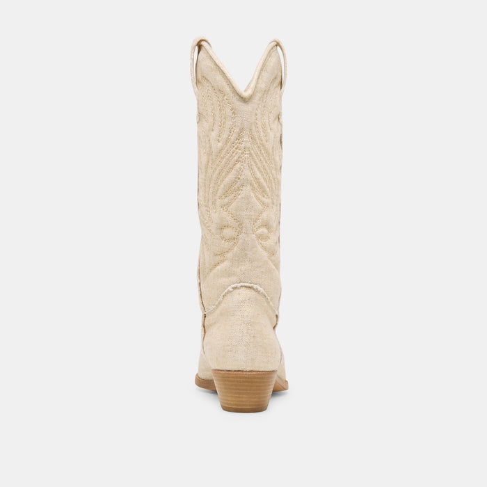 TANNER BOOTS BONE FABRIC
