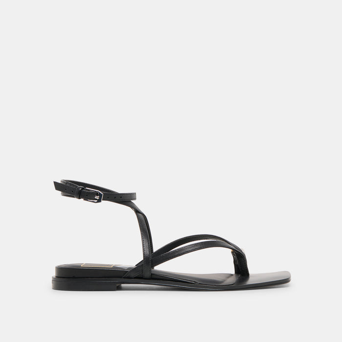 Tyrice Black Leather Sandals | Dolce Vita