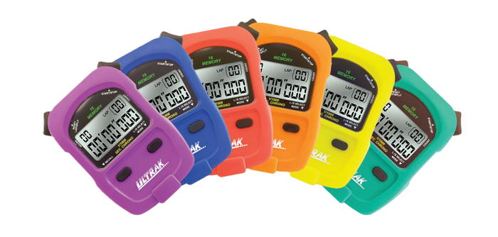 Ultrak 460-SET – 6 Stopwatches in Rainbow Colors — Timing & Stopwatches