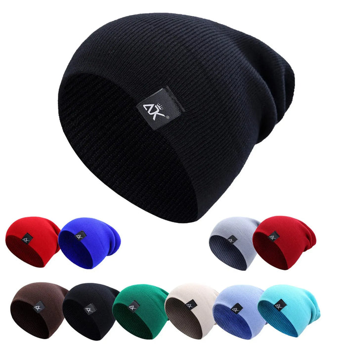 Knitted Winter Slouch Ski Beanie Pantsnsox