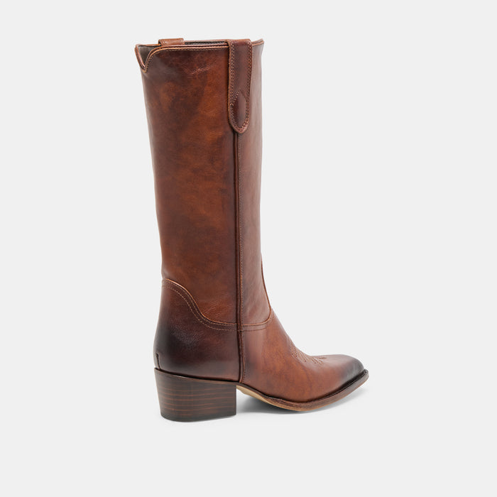 VIGLA BOOTS CHESTNUT LEATHER